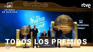 TODOS LOS PREMIOS | Lotería de Navidad 2024