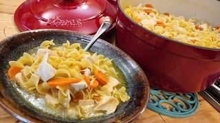 Chicken Noodle Soup - Comfort for Cold & Flu Season - Heirloom Recipe - The Hillbilly Kitchen