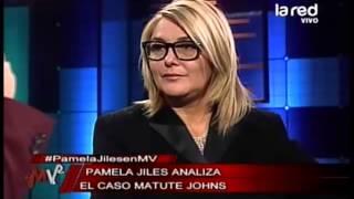 Pamela Jiles opina sobre las redes de protección en el caso Matute Johns