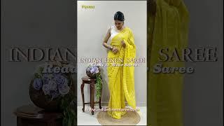  Panoply Yellow Color Ready to wear saree 