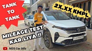 Real Life Mileage Test🫡!! Tank To Tank | Tata Curvv Diesel Manual Mileage Test | Curvv Average | M2S