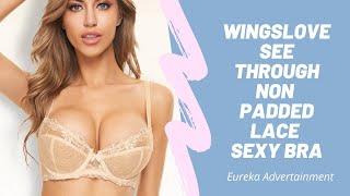 Wingslove Seethrough Non-Padded Lace Sexy Bra | $100k BONUSES in Description