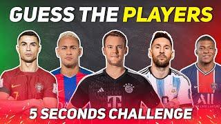 Guess The Football Player in 5 Seconds  Ultimate Football Quiz 