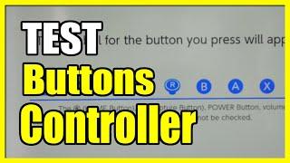 How to Test your Joy Controllers Button to See if they work on Nintendo Switch (Fast Tutorial)