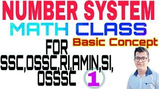 Number System concept|Details math for RI,ssc,osssc, Railway|All competitive exams|By Chinmaya Sir