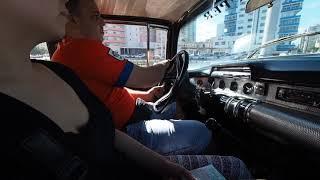 Riding in a Vintage American Car