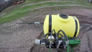 Applying Field Inputs - John Deere 4066R and John Deere 110 Gallon 3pt Sprayer with GoPro Hero4