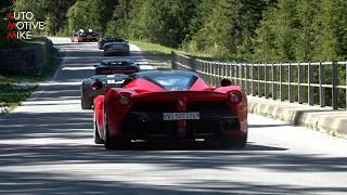 Hypercars in Gstaad! Cinque, Regera, LaFerrari, 3x Veyron, F50 & MORE