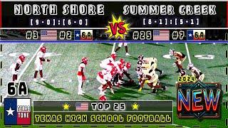 #2 North Shore vs #7 Summer Creek Football |  | [FULL GAME] [4K]