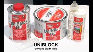 Uniblock 110H - perfect clear glue for granite, marble and engineered stone-