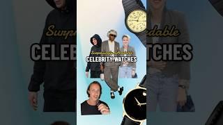 Surprisingly Affordable Celebrity Watches #shorts #celebrity