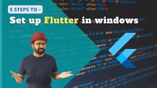Install Flutter in windows, step by step