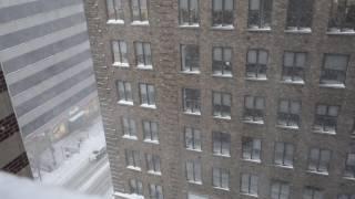 NYC Wintry Storm Feb-9-2017 (60fps)