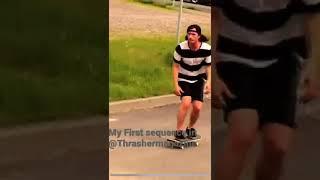 SKATER JUMPS HONDA!  #youtube #youtubeshorts #instagram #babes #thrasher