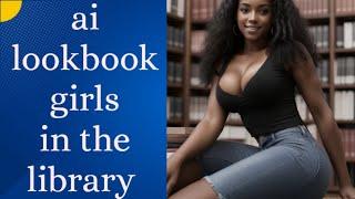 ai lookbook gallery/girls at the library #art #lookbook