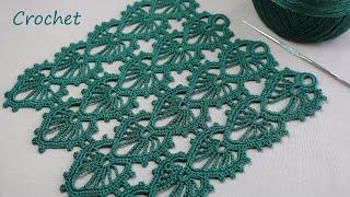 Просто супер УЗОР крючком!!!  Легкое вязание для начинающих SUPER EASY Beautiful Pattern Crochet