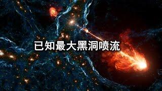 科学家发现已知最大黑洞喷流，直径长达2300万光年！