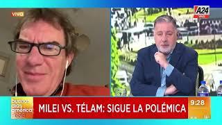  Javier Milei vs. Télam: "Télam discriminó a los opositores" -  Darío Lopérfido