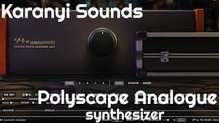 Polyscape Analogue Synthesizer by Karanyi Sounds (No Talking)