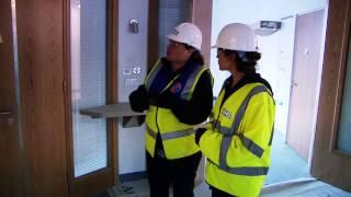 A tour of an inpatient area in the new hospital at Southmead