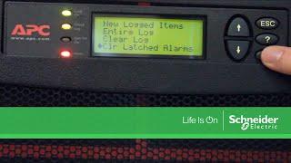 Clearing Latched Alarms on SmartGen ATS via Display | Schneider Electric Support