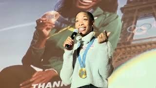 Olympic Gold Medalist Thea LaFond Inspires Students at Fairmont Heights High School | Feb. 13, 2025