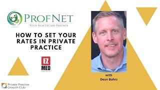 How to set your rates in Private Practice