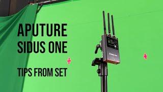 Aputure Sidus One On set. 60+ fixtures