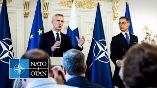 NATO Secretary General with the President of Finland  Alexander Stubb, 06 JUN 2024