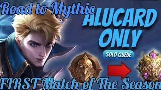 Playing With Alucard Only Rank Pushing Solo Journey Mobile Legends