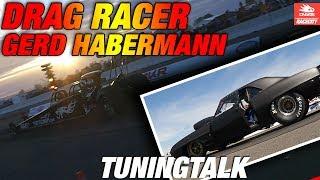 Dragster Fahrer Gerd Habermann, Drag Racing, Jet Antrieb, Speeddays Alkersleben | RACECITY