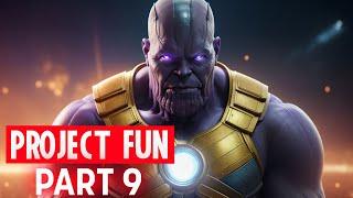 THANOS Arrives! The Spider-Men Make A Last Stand - Project Fun - Part 9