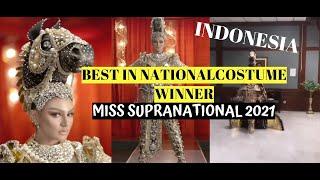 INDONESIA! WINNER OF BEST IN NATIONAL COSTUME - MISS SUPRANATIONAL 2021 - JIHANE ALMIRA CHEDID