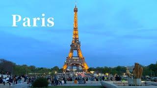 [4K]  Paris Walk: Eiffelturm, Arc de Triomphe, Champs-Élysées, Meeresfrüchte bei Pedra Alta 2022