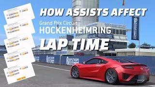 REAL RACING 3 SETTINGS - HOW TO DRIVE FASTER - How Assists Affect Your Lap Time