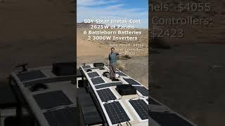 DIY RV Solar Costs #rvsolar