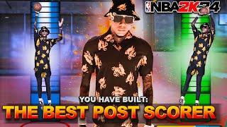 THE BEST POST SCORER BUILD IN NBA 2K24 is A CHEAT CODE... THE BEST 2-WAY 3-LEVEL THREAT IN NBA 2K24!