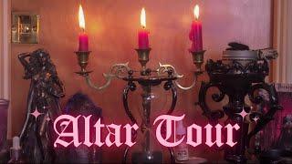 a very chaotic Witchy Altar Tour 🪄 the biggest altar I've ever had!