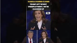 #presidentaldebate | Kamala Harris states, "We’ve worked to clean up Donald Trump's mess #viral