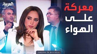 سجال بين موسى العمر وعضو سابق بالكنيست يتحول إلى اشتباك على الهواء داخل استديو محل نقاش