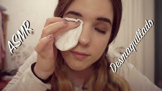 ASMR Desmaquillado relajante / Removing my makeup. Relaxing - Helsusurros