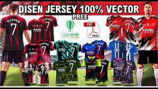 Design jersey  | 100% vector Cdr & Pdf