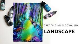 Tutorial: Creating an Alcohol Ink LANDSCAPE