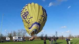 To windy balloon start and crash PH-BIA