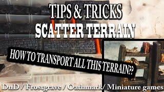 DnD Scatter Terrain - How to transport all these crafts?