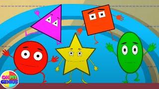 Five Little Shapes, Shapes Songs and Learning Video for Kids