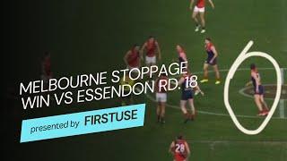 AFL Melbourne Stoppage Dominance Rd. 18