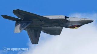 Посмотрите это безумное видео: воздушные маневры F-22 Raptor