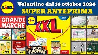 volantino LIDL dal 14 ottobre  Offerte casa lenzuola #anteprima  Promozioni Silvercrest Parkside