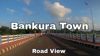 Bankura Town road view#বাঁকুড়া শহর #moto vlog